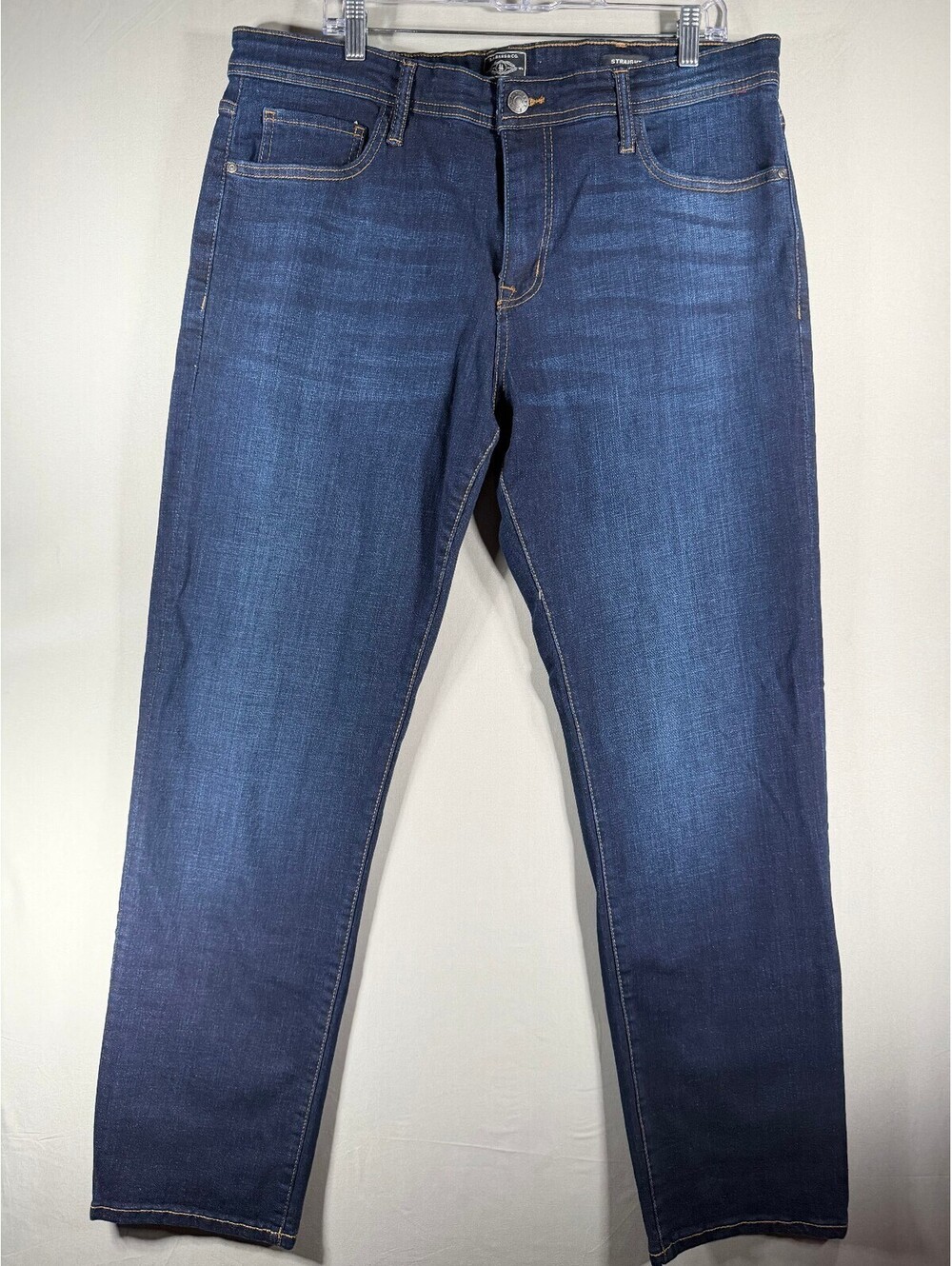G.H. Bass & Co. Men's Straight Fit Blue Denim Jeans Size 36x32 NWT